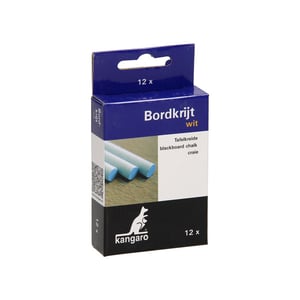 Afbeelding van Kangaro K-N12W bordkrijt | wit | 12 stuks