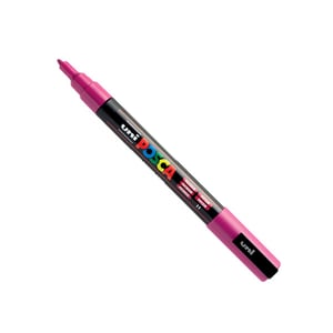 Afbeelding van POSCA PC-3M verfmarker | fuchsia | ronde punt | 0,9 - 1,3 mm