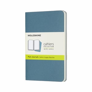 Afbeelding van Moleskine pocket schrift | gelinieerd | 64 vel | blauw | 3 stuks