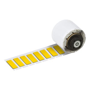 Afbeelding van Brady M6-01-7593-YL polyester labels geel | 27 mm x 7,95 mm (origineel)
