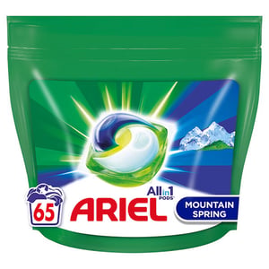Afbeelding van Ariel All In One Pods | Mountain Spring | 65 wasbeurten