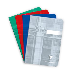 Afbeelding van Clairefontaine Metric notitieboek assorti | A6 | gelinieerd | 48 vel | 10 stuks