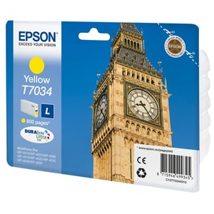 Afbeelding van Epson T7034 inktcartridge geel (origineel)