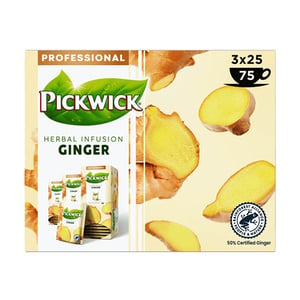 Afbeelding van Pickwick Professional Ginger thee | 3 x 25 stuks
