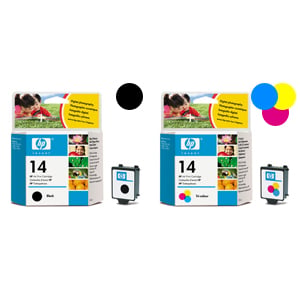 Afbeelding van HP bundel 14(tricolor) + 14(black)