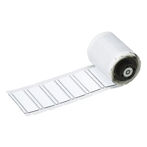 Afbeelding van Brady PTLEP-07-7593-WT gelamineerde polyester labels wit | 35,00mm x 18,00mm