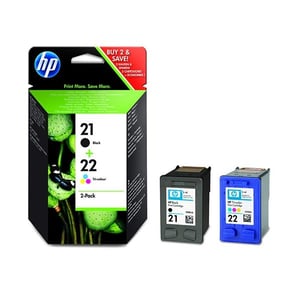 Afbeelding van HP bundel 21 (black) + 22 (tricolor) (origineel)