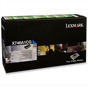 Afbeelding van Lexmark X746A1CG toner cartridge cyaan (origineel)