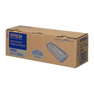 Afbeelding van Epson S050582 / S050584 toner cartridge zwart hoge capaciteit (origineel)