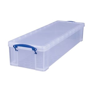 Afbeelding van Really Useful Box opbergdoos | polypropyleen | transparant | 22 liter (tweede kans)