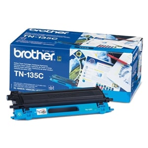 Afbeelding van Brother TN-135C toner cartridge cyaan hoge capaciteit (origineel)