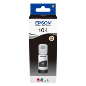 Afbeelding van Epson 104 inktfles zwart (origineel)