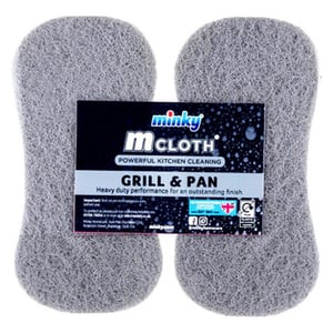 Afbeelding van Minky M-Cloth schoonmaakspons | Kitchen/Grill & Pan | 2 stuks