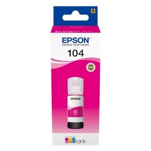 Afbeelding van Epson 104 inktfles magenta (origineel)