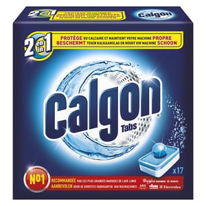 Afbeelding van Calgon 2-in-1 wasmachine reinigingstabletten | 17 stuks