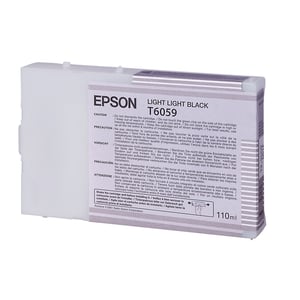 Afbeelding van Epson T6059 inktcartridge licht licht zwart (origineel)