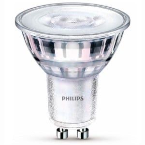 Afbeelding van Philips GU10 LED-spot | 4.9W (65W) | warm wit | glas