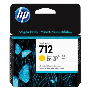 Afbeelding van HP 3ED69A  nr. 712 inktcartridge geel (origineel)