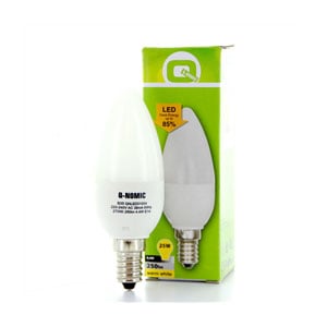 Afbeelding van Q-Nomic E14 LED-lamp | DIMBAAR | 4.4W (25W) | warm wit | kaarsmodel