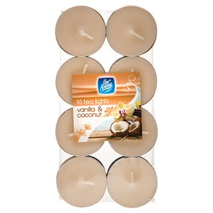 Afbeelding van Pan Aroma Waxinelichtjes | Vanilla & Coconut | 16 stuks