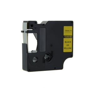 Afbeelding van DYMO S0720580 / 45018 tape zwart op geel 12mm (huismerk)