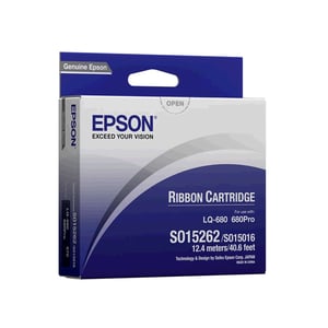 Afbeelding van Epson S015262 inktlint zwart (origineel)