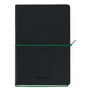 Afbeelding van Aurora 2396TESG Tesoro notitieboek | A5 | gelinieerd | 80 gr. | 96 vel | zwart/groen