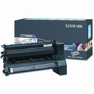 Afbeelding van Lexmark C7700MS toner cartridge magenta (origineel)