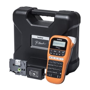 Afbeelding van Brother PT-E110VP industrieel beletteringsysteem met draagkoffer