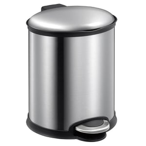 Afbeelding van EKO Ellipse pedaalemmer | mat RVS | 20 liter