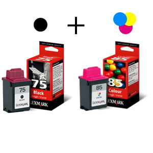 Afbeelding van Lexmark bundel 75(black) + 85(color)
