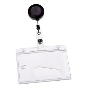 Afbeelding van Europel 121289 kaarthouder mono met afrolmechanisme | 85 x 54 mm | 10 stuks