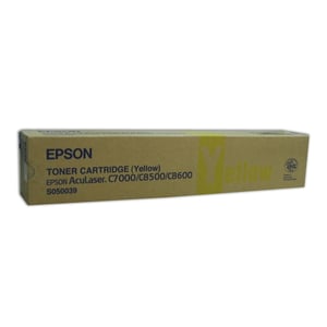 Afbeelding van Epson S050039 toner cartridge geel (origineel)