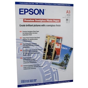 Afbeelding van Epson S041334 premium fotopapier DIN | half glanzend | A3 | 251 gr. | 20 vel