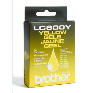 Afbeelding van Brother LC-600Y inktcartridge geel (origineel)