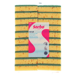Afbeelding van Sorbo Schuursponzen | 20 stuks
