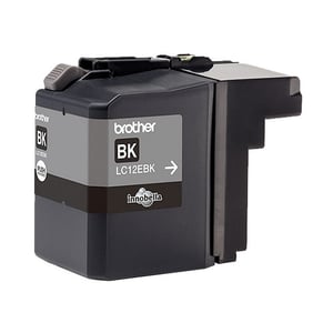 Afbeelding van Brother LC-12EBK inktcartridge zwart (origineel)
