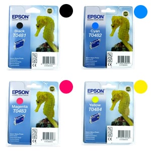 Afbeelding van Epson bundel T0481 serie (black+ cyan+ magenta+ yellow)