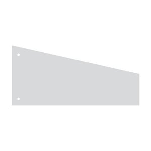 Afbeelding van Kangaro scheidingsstrook trapezium | grijs | 240 x 105 / 60mm | 100 stuks