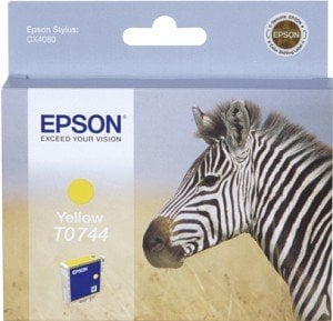 Afbeelding van Epson T0744 inktcartridge geel (origineel)