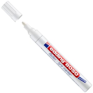 Afbeelding van Edding 8050 bandenmarker | wit | ronde punt | 2-4 mm