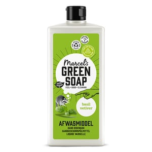 Afbeelding van Marcel's Green Soap Afwasmiddel | Basilicum & Vetiver | 500 ml