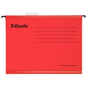 Afbeelding van Esselte 90316 Classic versterkte hangmap | A4 | karton | rood | 25 stuks
