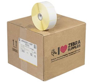 Afbeelding van Zebra Z-Select 2000D / 800261-107 verwijderbaar label 38mm x 25mm 12 stuks (origineel)