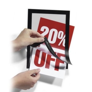 Afbeelding van Durable Duraframe informatiekader | A5 | zwart | magnetisch | 2 stuks