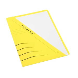 Afbeelding van Jalema Secolor insteekmap | A4 | karton | geel | 10 stuks
