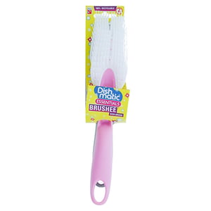 Afbeelding van Dishmatic Afwasborstel | grijs & roze | 2 stuks