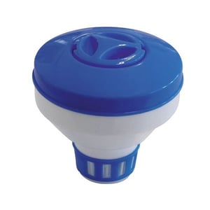 Afbeelding van Kokido kleine chloordrijver | blauw/wit | chloortabletten 25 mm