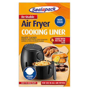 Afbeelding van Sealapack Herbruikbare Airfryer-liner | Rond | 24 cm