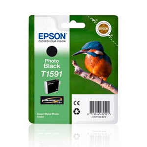 Afbeelding van Epson T1591 inktcartridge foto zwart (origineel)